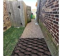 Griglia di stabilizzazione in polietilene, altezza 5 cm, per vialetti e passerelle, controllo del fango per pavimentazioni e lastre, soluzione per capanni di ghiaia ed ecologica