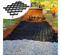 Griglia di stabilizzazione per ghiaia resistente, sistema di confinamento cellulare Geocells da 5 cm per stabilizzazione permeabile, opzioni di dimensioni versatili per un maggiore supporto del suolo