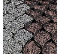 Griglia di stabilizzazione per vialetti in ghiaia, Griglia Geo for vialetti in ghiaia, percorsi pedonali, pendenze paesaggistiche, dimensioni multiple(5x7m/16.4x22.9ft)