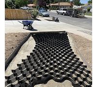 Griglia di Terra da 2 Pollici - Stabilizzatore per vialetti e pendii, Rete geogriglia ad Alta Resistenza per Supporto di Ghiaia, Terra e Pietre (3x8 m/10x26 Piedi) - Ideale per muri di Conte