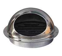 Griglia di ventilazione a sfera, Griglia di ventilazione con griglia di ventilazione e zanzariera for ventilazione a parete(110mm)