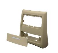 Griglia di ventilazione AC per B&MW Serie 3 E90 E91 2005-2012 auto console centrale centrale aria condizionata griglia esterna telaio posacenere pannello di copertura WEFOLCC (grigio, C) (B/grigio)