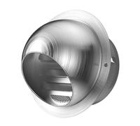 Griglia di ventilazione dell'aria, cappa in acciaio inox 304, tappo uscita for sfiato a parete, estrattore esterno rotondo da 2 a 12 pollici, copertura for for asciugatrice a(80mm)