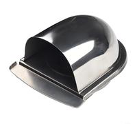 Griglia di ventilazione dell'aria in acciaio inossidabile per presa a muro utilizzata nei sistemi di aspirazione e condotti di asciugatura del bagno (100 mm)