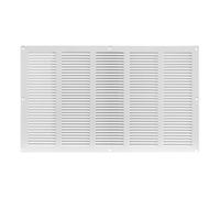 Griglia di ventilazione e aspirazione dell’aria in metallo con montaggio a incastro, ideale come protezione contro gli insetti, 500 x 300 mm, colore bianco