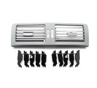 Griglia Di Ventilazione Griglia Di Copertura Cromata Per Bocchetta Ventilazione Climatizzatore Centrale Posteriore Per Mercedes Per Benz W251 R300 R320 R350 R400 R500 Sfiato Aria Condizionata(Gray,Mid