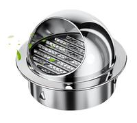 Griglia di Ventilazione Griglia di Ventilazione A Sfera 50mm-300mm Intemperie Copertura di Ventilazione, Solido Durevole Cucina Cappa Sferica per, per Tubi Rotondi Condotti Prese A Muro(ID 60mm)