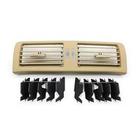 Griglia di Ventilazione Griglia di Ventilazione Centrale Climatizzatore per Cruscotto Anteriore per Mercedes per Benz W251 Classe R R300 R320 R350 R400 R500 Sfiato Aria Condizionata(Beige,A)