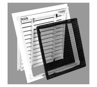 Griglia di Ventilazione Griglia Di Ventilazione In Metallo Con Griglia Quadrata, Cappa Di Ventilazione A Soffitto Per Capannoni Da Cucina, Griglia Del Filtro Di Ritorno de'aria(14 x 14 in (35 x 35 cm)