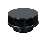 Griglia di ventilazione in acciaio inox resistente alle intemperie con barriera contro gli insetti, per camino e facciata, per esterni, flusso d'aria efficiente e design (80)