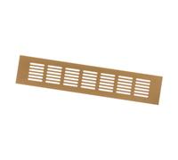 Griglia di Ventilazione in Alluminio 60x300mm - Aerazione Argento per Mobili