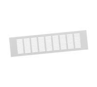 100x400mm Griglia di Ventilazione in Alluminio - Griglia di Aerazione Bianca - Griglia per Mobili
