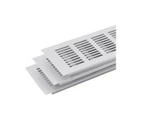 Griglia di ventilazione in alluminio for mobili, copertura di ventilazione for cappa aspirante, mobile a gas, asciugatrice, pannello di copertura decorativo, 1 pezzo (argento)(150x300mm/5.9x11.8in)
