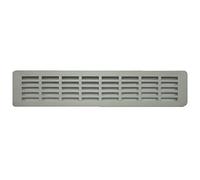 Griglia di Ventilazione in Alluminio per Piano di Lavoro Della Cucina 44 x 7 cm, Griglia di Ventilazione Termica con Zoccolo in Alluminio, Griglia di Ventilazione per Armadio in Alluminio