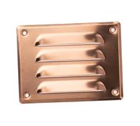 140x105mm Griglia di Ventilazione con Zanzariera - Griglie D'Aerazione in Metallo - Rame