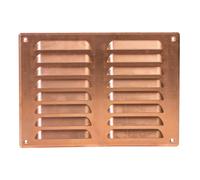 Griglia Di Ventilazione In Rame 260Mm X 190Mm Con Zanzariera Piana