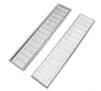 Griglia di ventilazione in stile moderno realizzata in robusto ABS per l'uso nell'armadio interno dell'armadio e nell'alloggiamento delle attrezzature per consentire il ricambio d'aria passivo