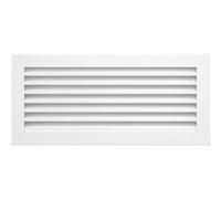 KRATKI Griglia di Ventilazione griglia per Camino Fresh 17cm x 37cm Bianco