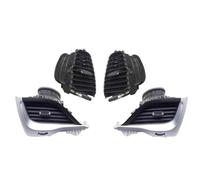 Griglia di Ventilazione Laterale del cruscotto, Presa d'Aria per Aria condizionata, griglia di Ventilazione Centrale Sinistra Destra per Jeep Cherokee 2017 2018 (Argento Sinistra)