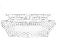 Griglia di ventilazione, Paraurti OE HYUNDAI 86560C8BA0 per i20 II 1.2 2014-2021