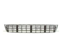 Griglia Centrale Paraurti Nera Con Modanatura Cromata Per Audi A4 (b6) 2000-2004