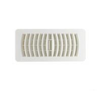 Griglia di ventilazione per registro del pavimento, in plastica, regolabile, per riscaldamento HVAC, 7,6 x 25,4 cm, 10,2 x 25,4 cm, 10,2 x 30,5 cm, per bagno, cucina, casa (10,2 x 25,4 cm)