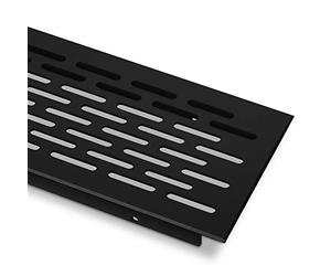 Griglia di ventilazione Piastra di ventilazione ovale - Nero - 500 mm da SOTECH