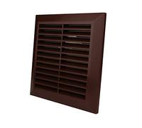 Griglia di ventilazione, protezione dagli insetti, 140 x 140 mm, marrone, ventola T40