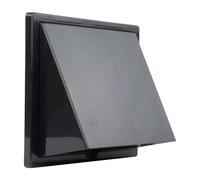 Griglia di ventilazione, protezione dalle intemperie, tubo di ventilazione ABS, Ø 80, 100, 110, 120, 125, 150, 160 VONLIS Ø 125 mm, grafite