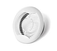 Griglia di ventilazione regolabile per soffitto parete o condotto di tubi con lame inclinate per controllare il flusso d'aria 75 mm 100 mm 125 mm 150 mm 200 mm plastica ABS bianca