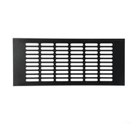 Griglia di ventilazione rettangolare in alluminio, da 150 x 150 mm a 150 x 400 mm, pannello di ventilazione per armadio, bagno, porta del computer, sistema di flusso d'aria (150 x 350 mm)