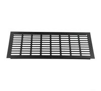 Griglia di ventilazione rettangolare in alluminio, da 150 x 150 mm a 150 x 400 mm, pannello di ventilazione per armadio, bagno, porta del computer, sistema di flusso d'aria (150 x 400 mm)