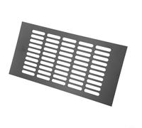 Griglia di ventilazione rettangolare in lega di alluminio per armadi e armadi, griglia di ventilazione pannello in rete 150 mm (150 x 300 mm)