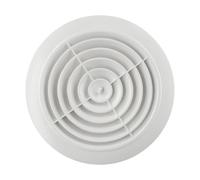 Griglia di ventilazione rotonda da 75 mm a 200 mm a parete e soffitto con facile