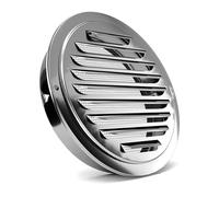 Griglia di ventilazione rotonda multifunzionale impermeabile in acciaio inox robusta per ventilazione in garage sicuro ed efficace uso griglia di ventilazione rotonda