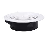 Griglia di ventilazione soffitto a parete con coperchio sfiato rotondo controllo [EEK: A]