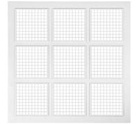 Griglia di Ventilazione XXL 60×60 cm per Soffitto - Diffusore Aria per Mandat...