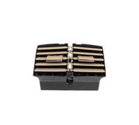 Griglia diffusione dell'aria Compatibile Con Mercedes Per Benz Per Classe ML Per W164 2006-2012 Griglia Di Sfiato Aria Condizionata Posteriore Per Interni Auto(Beige)