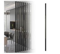 Griglia divisoria per Piano di Lavoro, griglia a Colonna dal Pavimento al soffitto, Listello in Acciaio Inossidabile, Ingresso per Hotel, Sala da tè, casa (160 cm/63 Pollici/5, 24