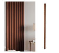 Griglia divisoria per Piano di Lavoro, griglia per Colonna dal Pavimento al soffitto, Ingresso 2, 3-5, Listello in Legno da 9 Piedi, per Hotel, Sala da tè, casa (130 cm/51, 1 polli