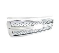 Griglia doppia linea Per Chevy Per Silverado 2500 3500 HD 2011 2012 2013 2014 Griglia Centrale Paraurti Anteriore In Rete Modanatura Cofano(With Trim)