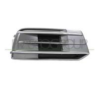Griglia Dx Nera Goffrata Paraurti Ant. Con Modanatura Argento Satinata Q5 17/20