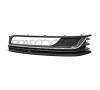 Griglia Dx Paraurti Anteriore Nera Goffrata Con Sede Fendi Passat B7 10/14 Dx