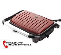 GRIGLIA ELETTRICA AIGOSTAR Panini Maker 1000W Rosso-Nero PIASTRA ANTIADERENTE