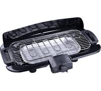 ARDES | Barbecue Elettrico Senza Fumo 2000 W Griglia Elettrica Portatile da Balcone Barbecue da Interno o Esterno Colore Nero Modello AR1B02