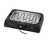 Ariete 723 Party Grill - barbecue elettrico. Potenza 2000W. Cottura lenta e rapida. Per carne, verdura e pesce. Dotata di vassoi raccogli grasso.