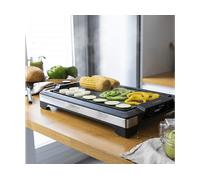GRIGLIA ELETTRICA CECOTEC Cecotec Elektrische Griddleplatten Tasty&Grill 2000 InoxStone, Adattatore di alimentazione / Accu, Potenza 2000 W, Griglia da 37.5 x 24.5 cm, Nero