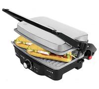 GRIGLIA ELETTRICA CECOTEC Parrilla Eléctrica Rock'Ngrill 1500, Potenza 1500 W, altezza regolabile, Nero, Acciaio inox
