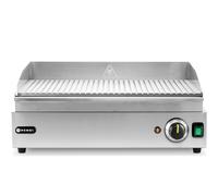 Griglia elettrica con piastra scanalata, 527 x 404 mm, 2400 W
