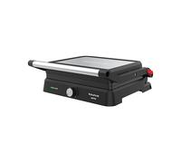 Taurus - Grill Bistro 2600W | 2 in 1: Grill e Piastra | 29x23cm | Stair System | Dual Heat Tech | Rivestimento Antiaderente Senza PFOA | Vaschetta Raccogligrassi | Timer 30 Min.
